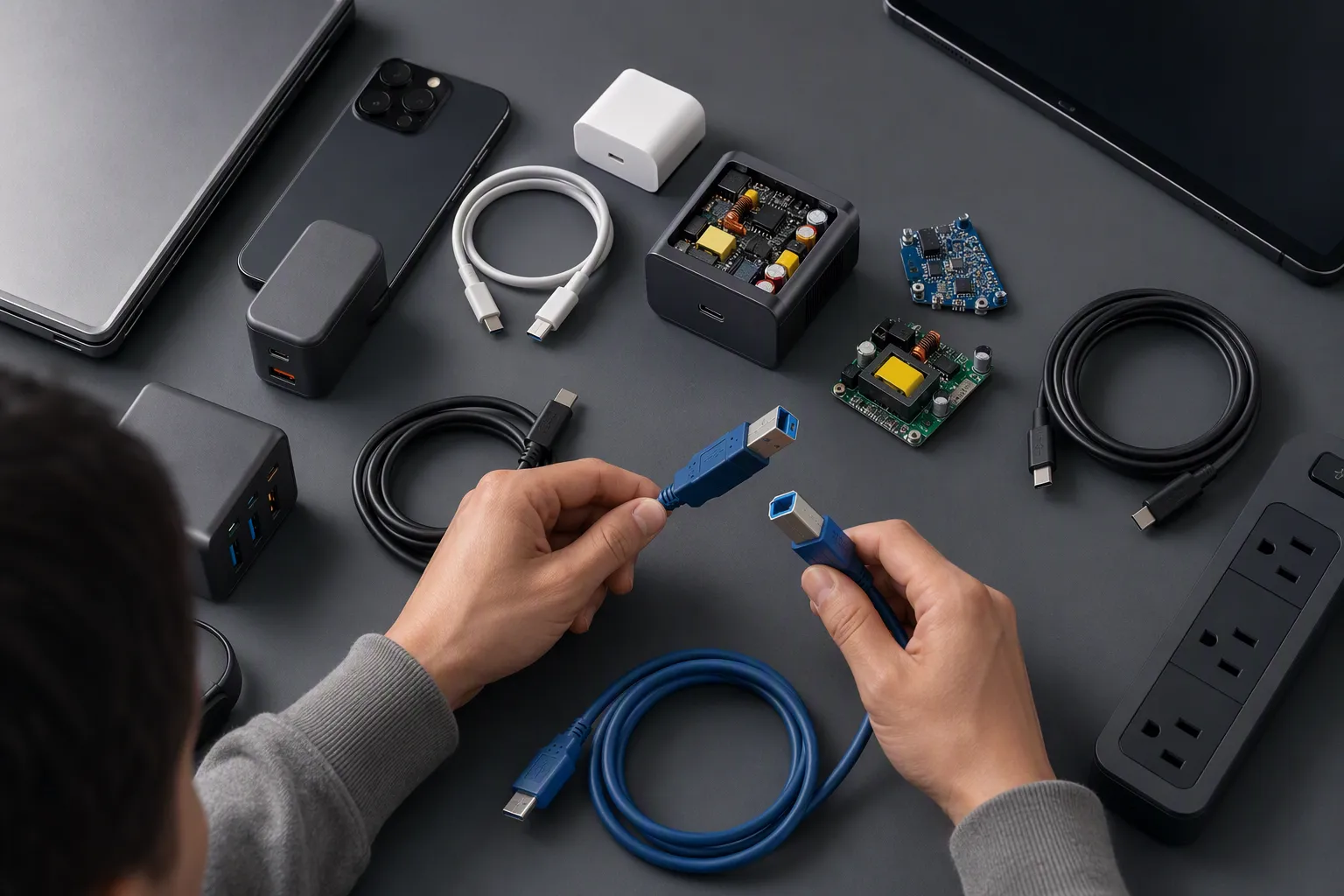 chargers (from section: Will a USB 3.0 Standard-B port work with a USB 2.0 Standard-B cable?) — Will a USB 3.0 Standard-