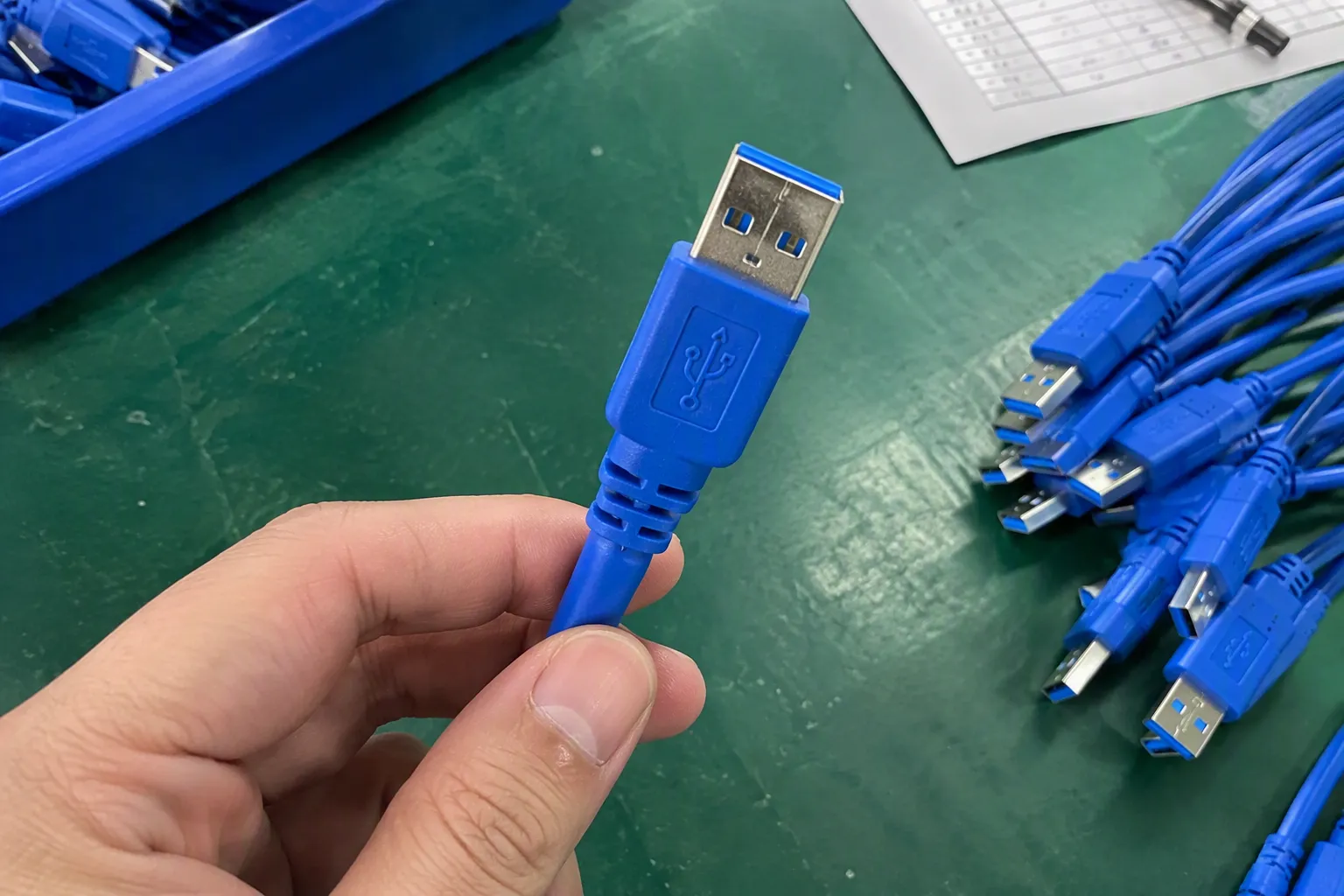Is a blue USB connector always a USB 3.0 cable (from section: Is a blue USB connector always a USB 3.0 cable?) — Is a bl