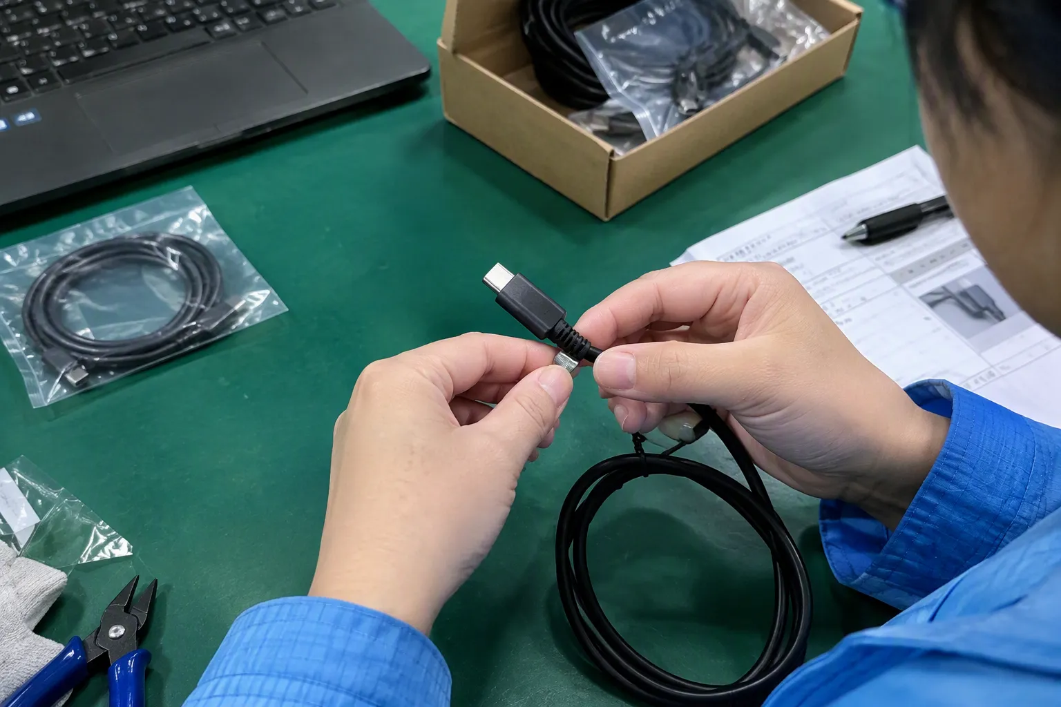 Does a USB-C cable always support fast data transfer (from section: Does a USB-C cable always support fast data transfer