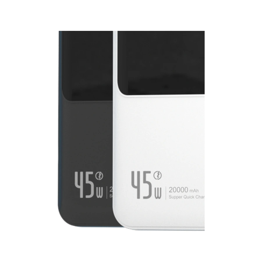 KingFuji H007 Banco de energía de 20000 mAh con carga rápida USB-C de 45W