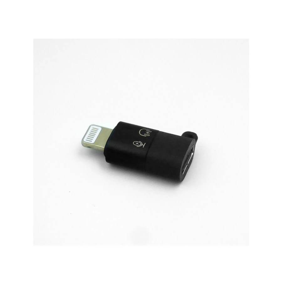 KingFuji Lightning charging pass-through adapter for mobile audio recording setups