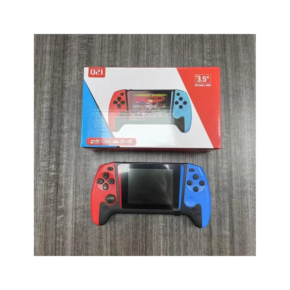 Consola de juegos portátil KingFuji Q21 de 3,5 pulgadas 500-en-1 en caja de retail