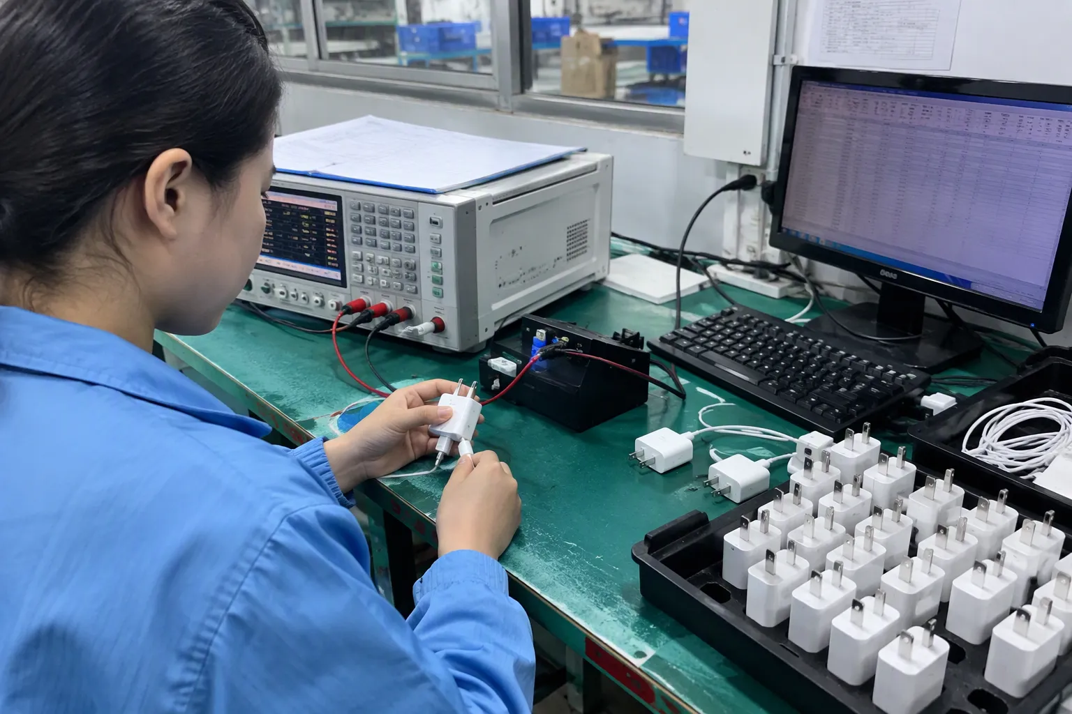 USB-C charger test setup: Certification review is not sample validation — Certification review is not sample validation
