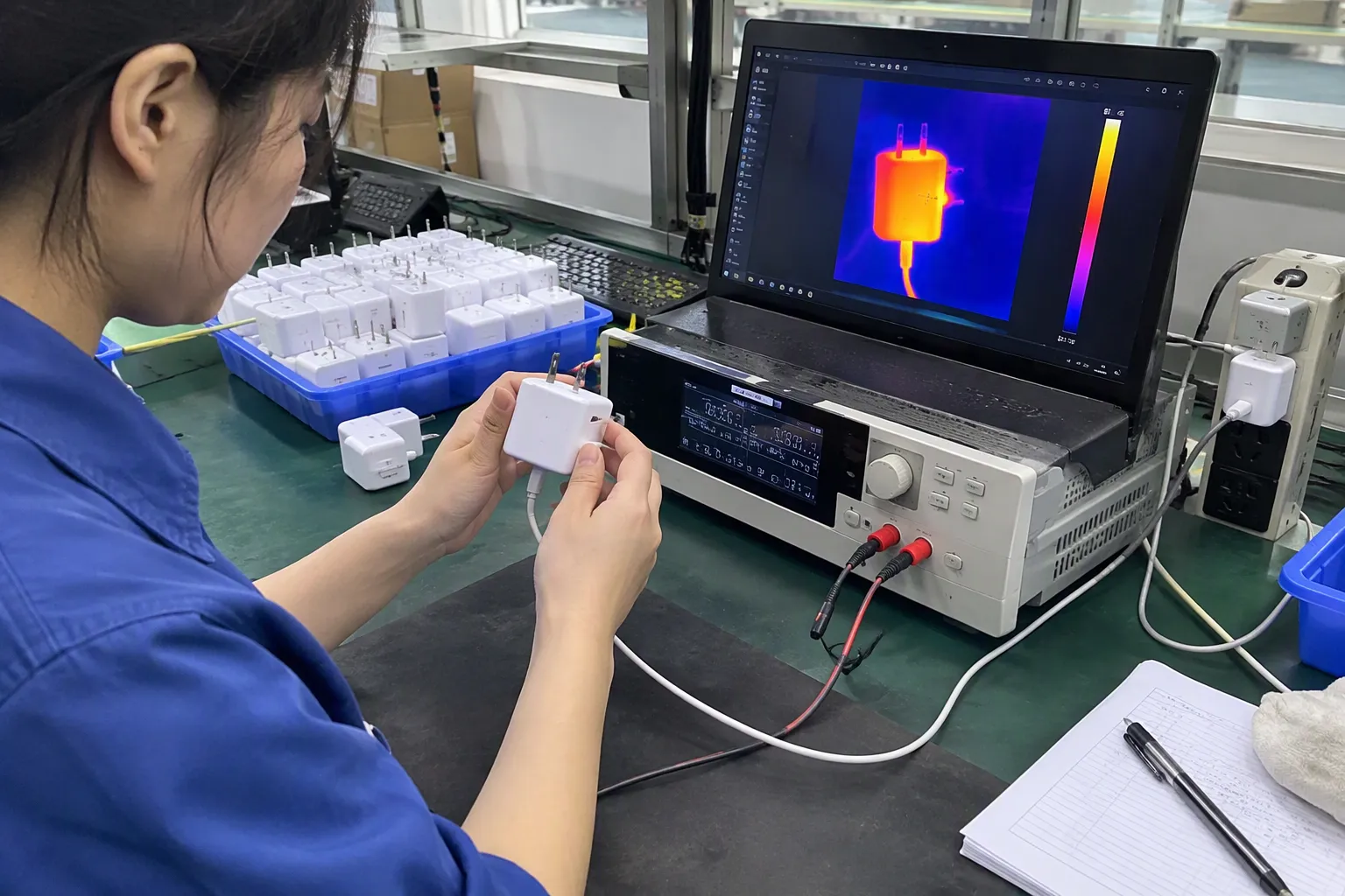 USB-C charger test setup: How Should a Charger Temperature Test Be Set Up — How Should a Charger Temperature Test Be Set