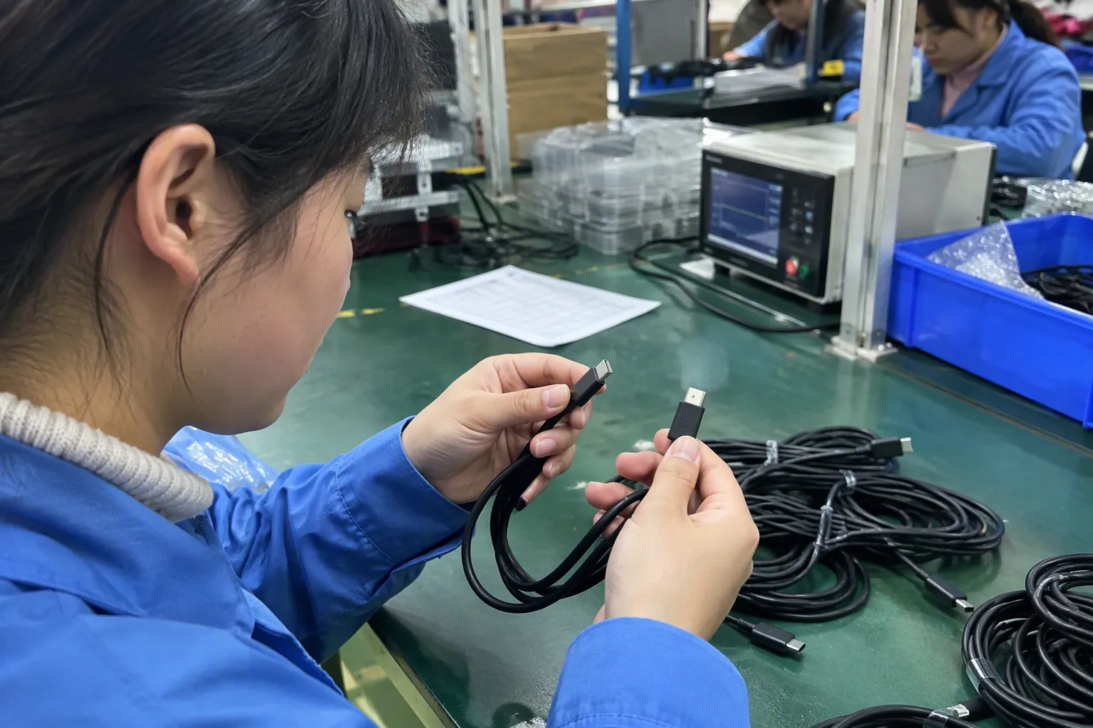USB-C cable compatibility check: Connector construction — Connector construction