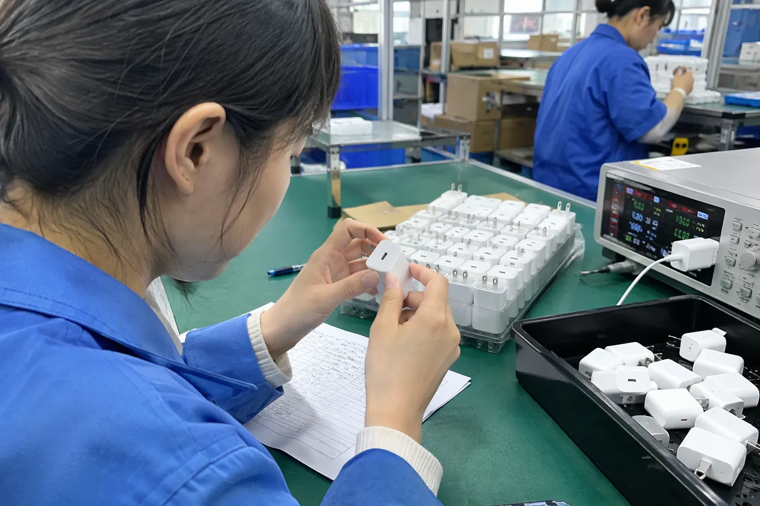 USB-C charger quality inspection: Link approval to inspection and after-sales work — Link approval to inspection and aft