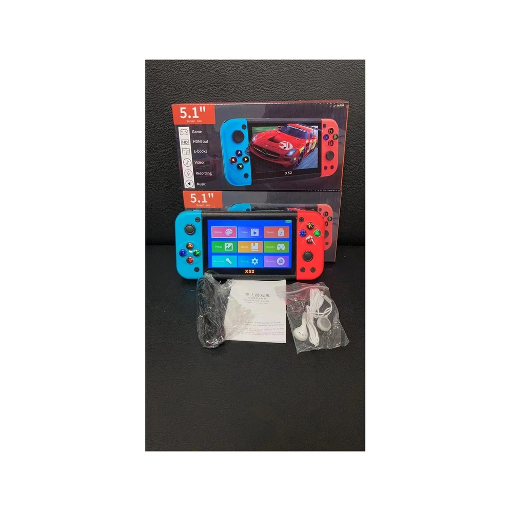 KingFuji X52 consola de juego de 5.1 pulgadas para dos jugadores con salida HD a TV