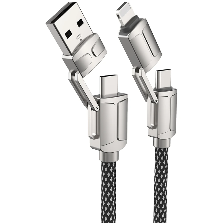 Cables and Connectivity product category — braided multi-connector charging cable
